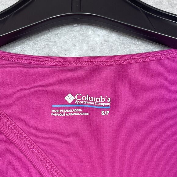 Columbia Dress Small Purple Pullover Stretch Sleeveless Performance Shelf Bra - Picture 11 of 12